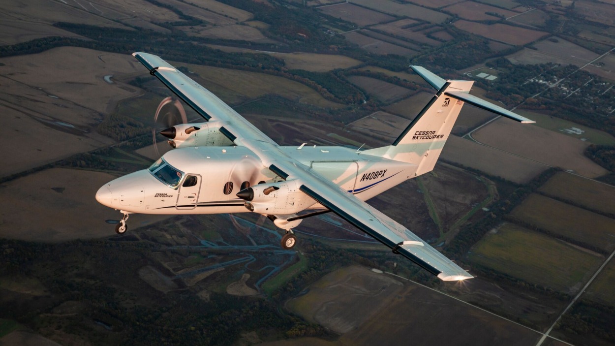 Cessna SkyCourier on static display at FIDAE 2026